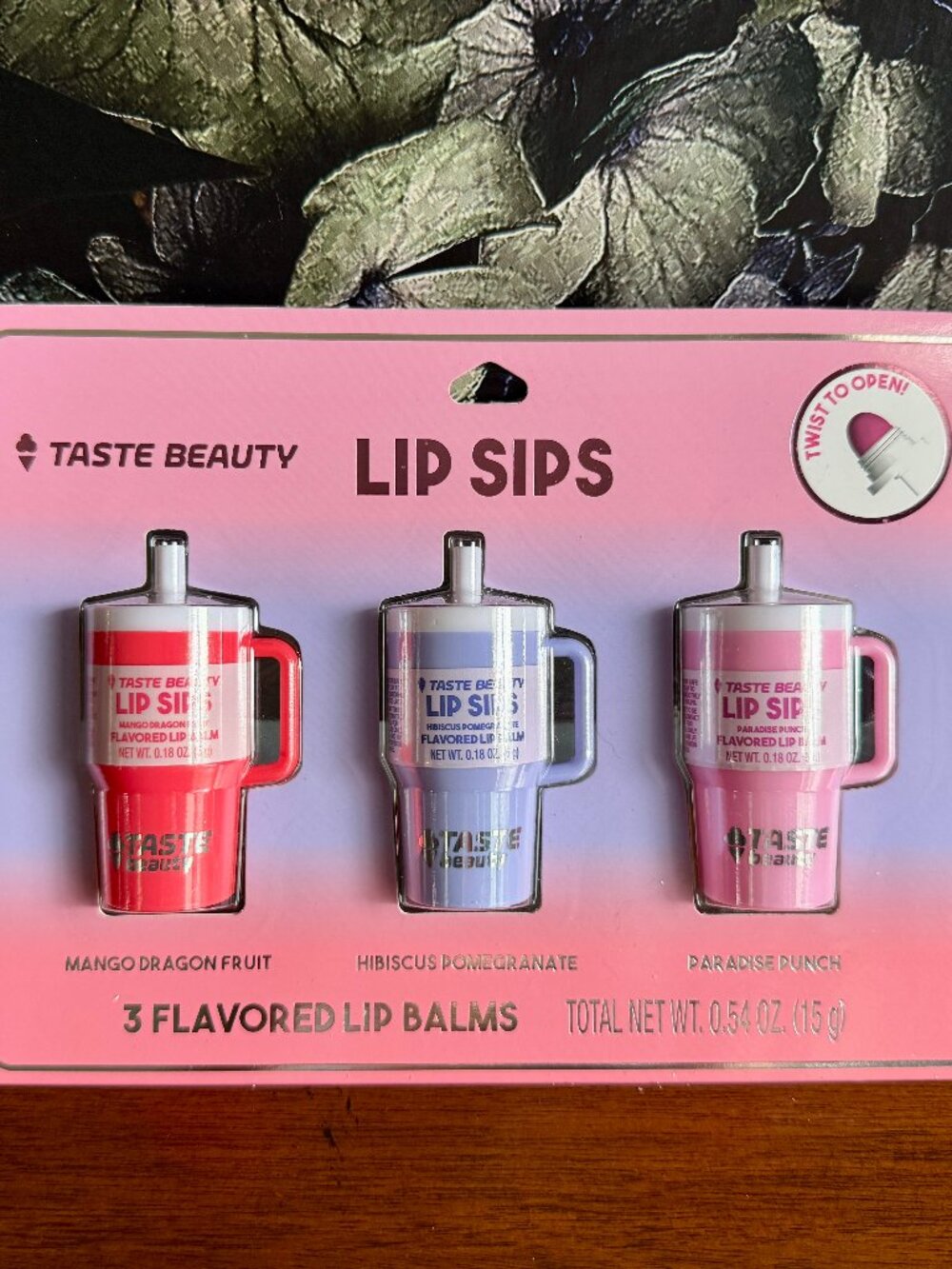 NEW Lip Sips Flavored Lip Balms Set